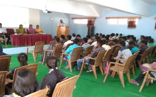 Hon’ble vice Principal, Dr. A.S. Hange expressing the Presidential Remark