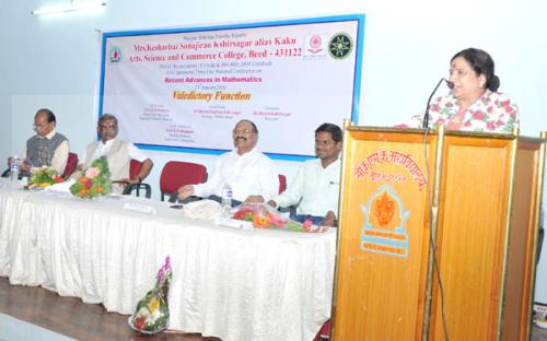 Principal Dr. D.B. Kshirsagar at Time of Valedictory Function