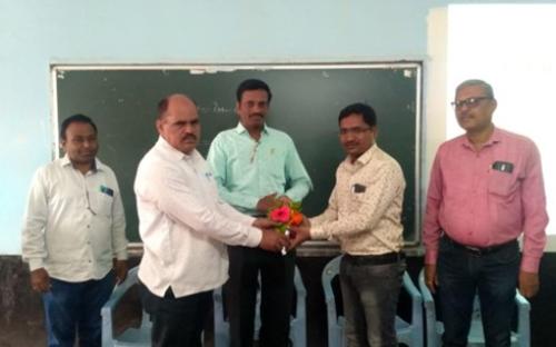 A guest lecture was organized by the Dept of Chemistry in the seminar hall of our college on 21 September, 2019. The resource person of the event was Dr. Prashant Vibhute, Assistant Professor, department of Chemistry, Balbhim College, Beed