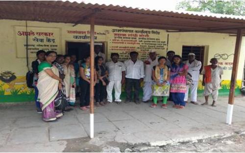 Department have organized visit  at Gram Panchayat Shidod on  29/08/2018