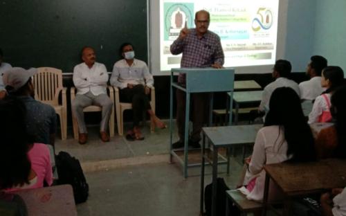 Guest lecture of Dr. Pramod Rokade on the Sperm quality and infertility in males.