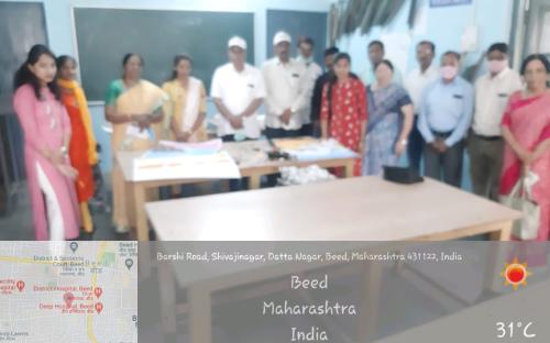 Drawing competition on the occasion of wild life week celebration.