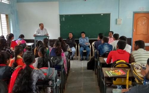 Teachers Day was celebrated by the Dept of Chemistry in Hall No. 50 of our college on date 05 September 2018. The chief guest of the event was Dr. A S Hange, Vice Principal, Mrs. K. S. K. College, Beed