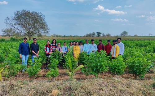 One day Education tour visit to Sericulture farm