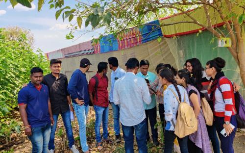 One day Education tour visit to Sericulture farm