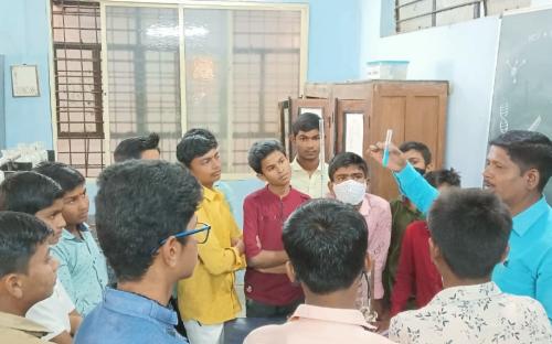Department of Chemistry conducted school college student’s interaction in department of chemistry of our college on the occasion of National science Day 28 February 2022.