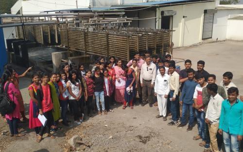 The department of chemistry had organized a study tour to visit Milk Dairy, at Pali and Kapildhar Dist. Beed