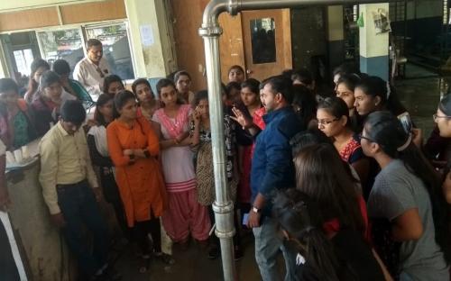 The department of chemistry had organized a study tour to visit Milk Dairy, at Pali and Kapildhar Dist. Beed