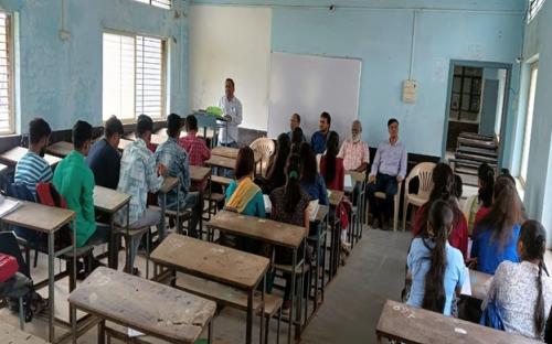 A guest lecture was organized by the Dept of Chemistry in the hall No. 50 of our college on 01 February, 2023. The resource person of the event was Prof. A. J. Khan, Professor, Department of Chemistry, Milliya College, Beed