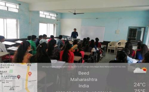 A guest lecture was organized by the Dept of Chemistry in the hall No. 50 of our college on 01 February, 2023. The resource person of the event was Prof. A. J. Khan, Professor, Department of Chemistry, Milliya College, Beed