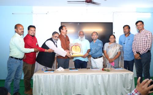 8.	Memento given by  Icon Sculpture Research Foundation, Aurangabad to Mrs K.S.K. College and Department of History during Tow Day’s National Conference on the topic of Icons, Sculpture, Temple and Architecture on 11th February 2023.