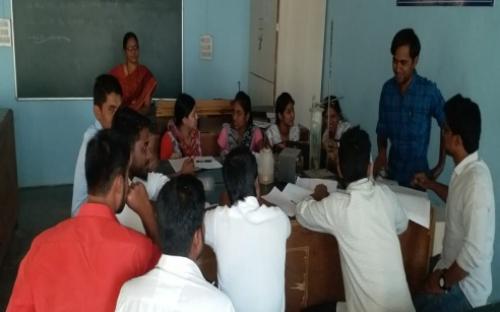 Group discussion among Students