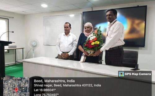 Guest Lecture on mycoplasma by Dr. Seema Hashmi 23 Oct 2024