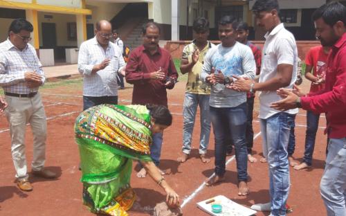 KABADDI DAY CELEBRATION WITH COURT INAUGURATOIN BY PRINCIPAL, VICE- PRINCIPAL SPORT DIRACTOR&PLAYERS2019\20