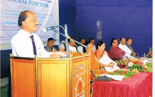 Dr. S.S Patil Director BCUD DR.BAMU Aurangabad delivered key note address