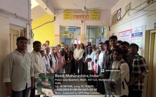 Visit to Blood Bank 25 Oct 2024