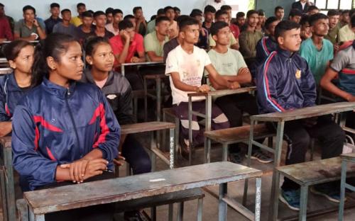 Student Attending Guest Lecture