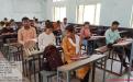 Student attending Internal College Assessment exam