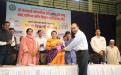 While felicitating respected Dr. Deepatai Kshirsagar Principal ILYAS Sir